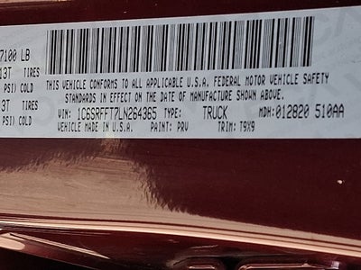 2020 RAM 1500 Big Horn/Lone Star