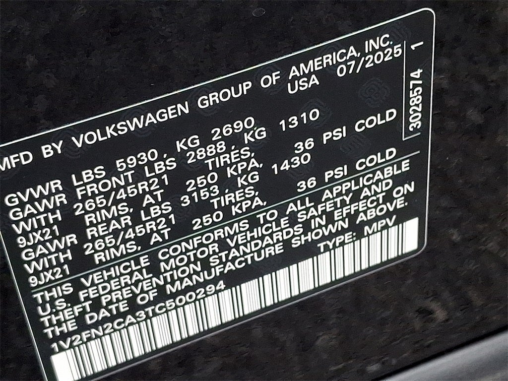 2026 Volkswagen Atlas 2.0T SEL Premium R-Line