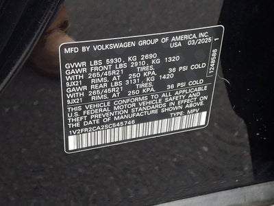 2025 Volkswagen Atlas 2.0T SEL Premium R-Line