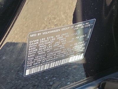 2026 Volkswagen Atlas Cross Sport SE w/Technology