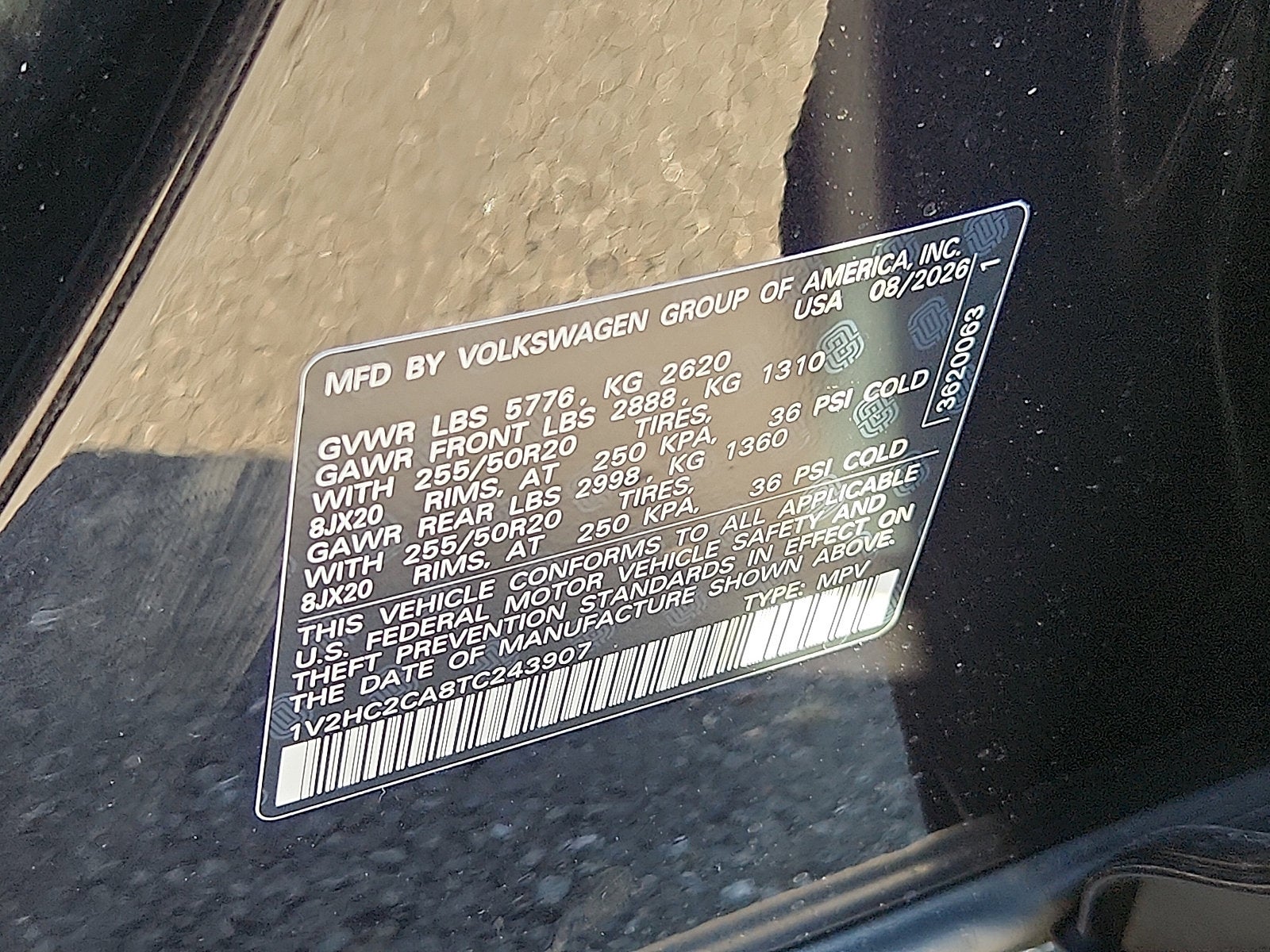 2026 Volkswagen Atlas Cross Sport SE w/Technology