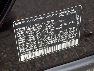 2026 Volkswagen Atlas 2.0T SE w/Technology