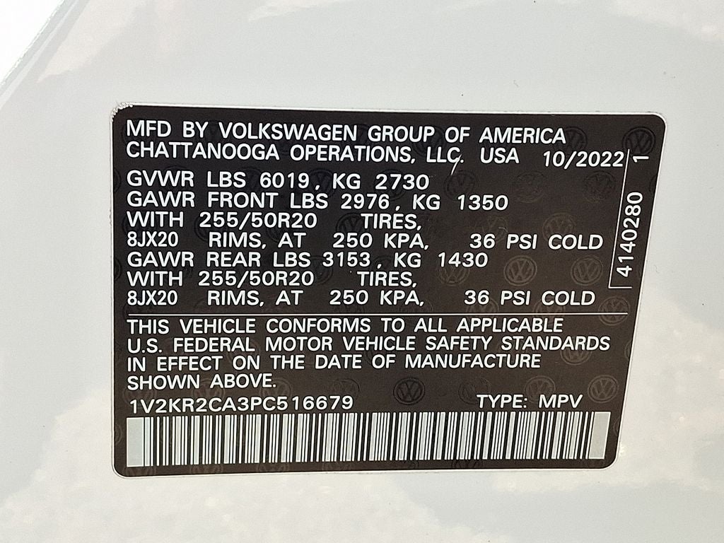 2023 Volkswagen Atlas 3.6L V6 SE w/Technology
