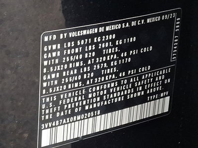 2024 Volkswagen Tiguan 2.0T SEL R-Line