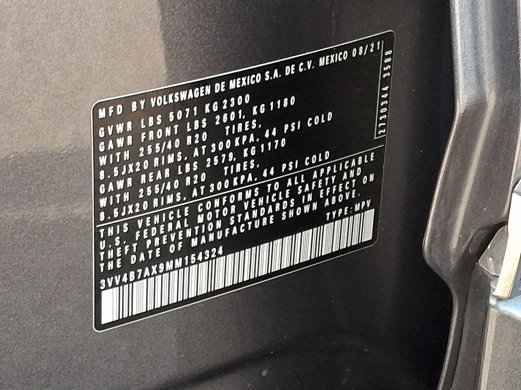 2021 Volkswagen Tiguan 2.0T SEL Premium R-Line