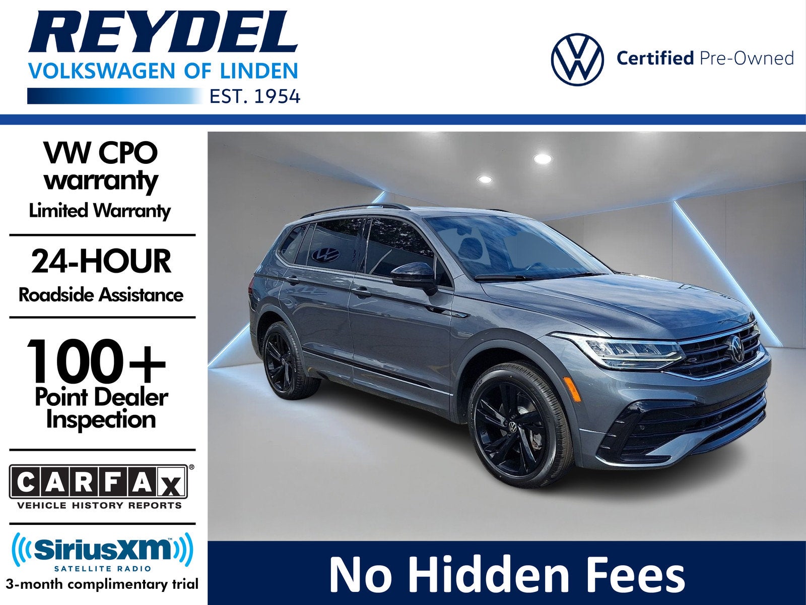 2024 Volkswagen Tiguan 2.0T SE R-Line Black