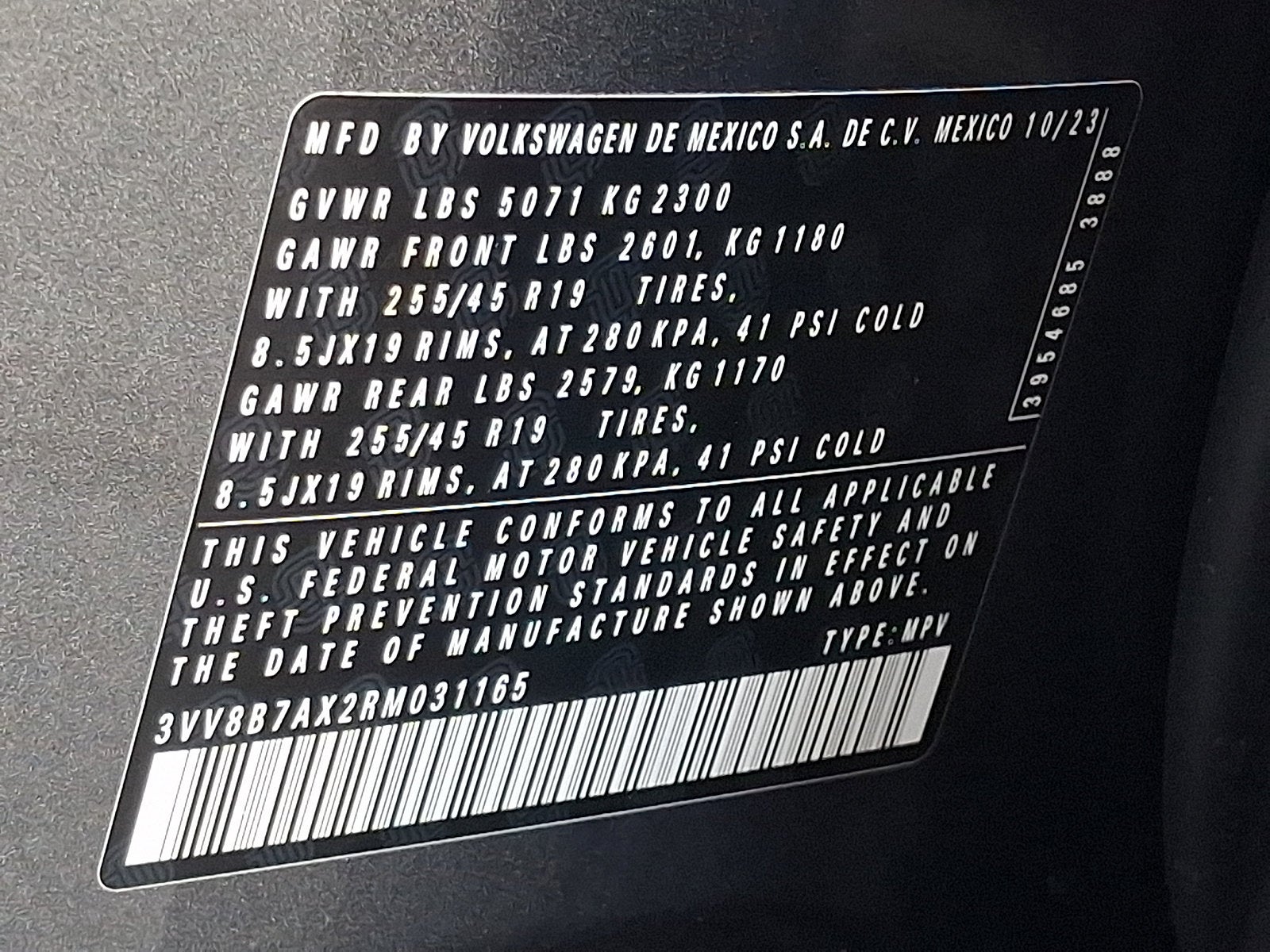 2024 Volkswagen Tiguan 2.0T SE R-Line Black