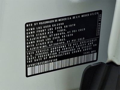 2025 Volkswagen Taos 1.5T S