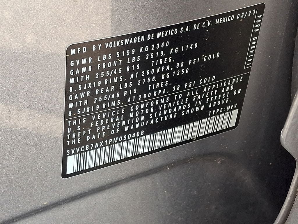 2023 Volkswagen Tiguan 2.0T SE R-Line Black
