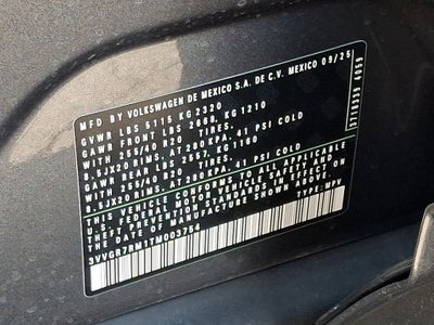 2026 Volkswagen Tiguan 2.0T SE R-Line Black