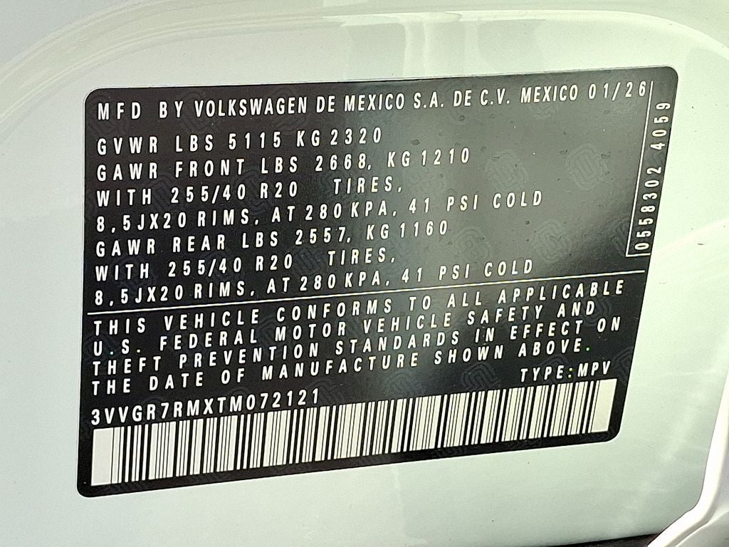 2026 Volkswagen Tiguan 2.0T SE R-Line Black