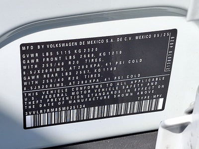 2025 Volkswagen Tiguan 2.0T SEL R-Line