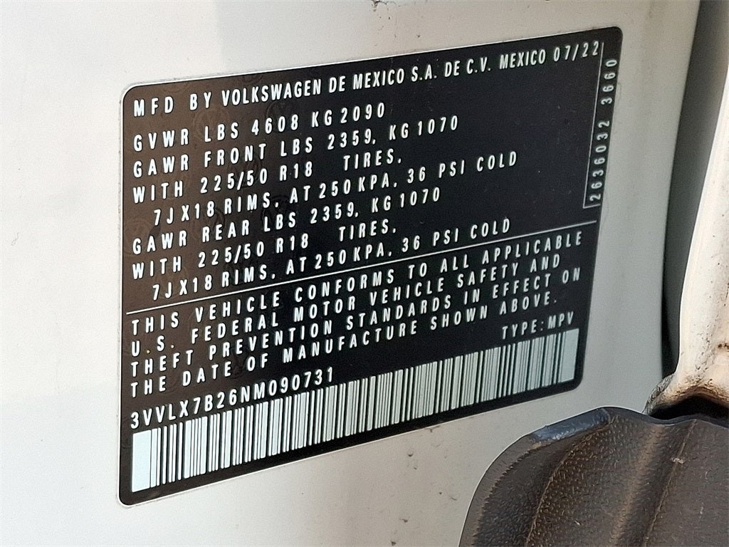 2022 Volkswagen Taos 1.5T SE