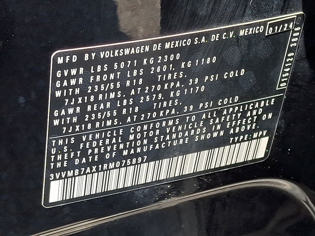 2024 Volkswagen Tiguan 2.0T SE