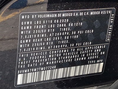 2026 Volkswagen Tiguan 2.0T SE