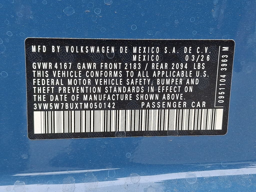 2026 Volkswagen Jetta 1.5T S