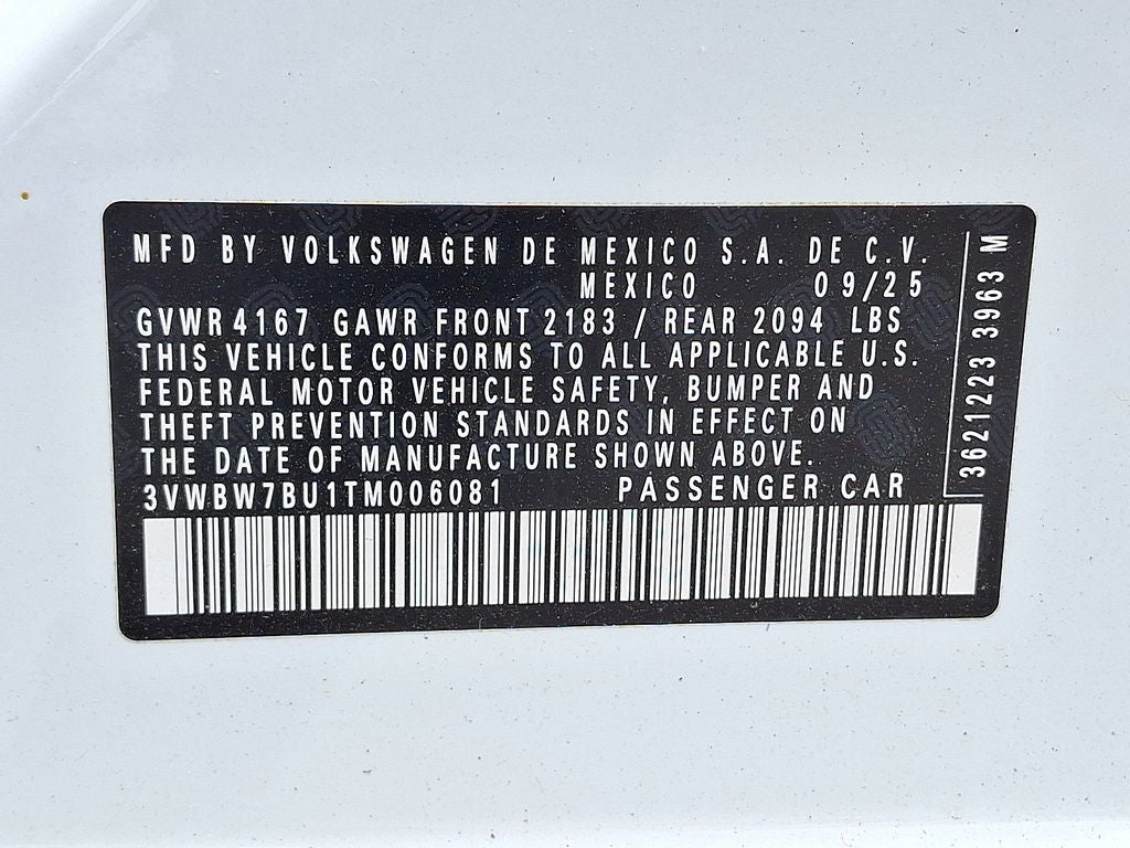 2026 Volkswagen Jetta 1.5T Sport