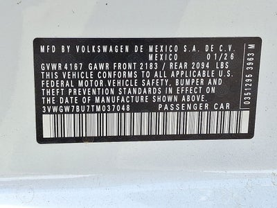 2026 Volkswagen Jetta 1.5T SEL