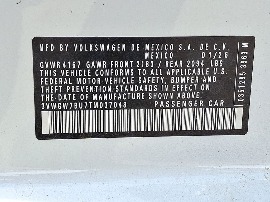 2026 Volkswagen Jetta 1.5T SEL