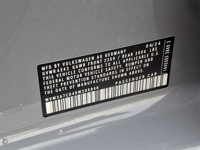 2024 Volkswagen Golf GTI 2.0T SE