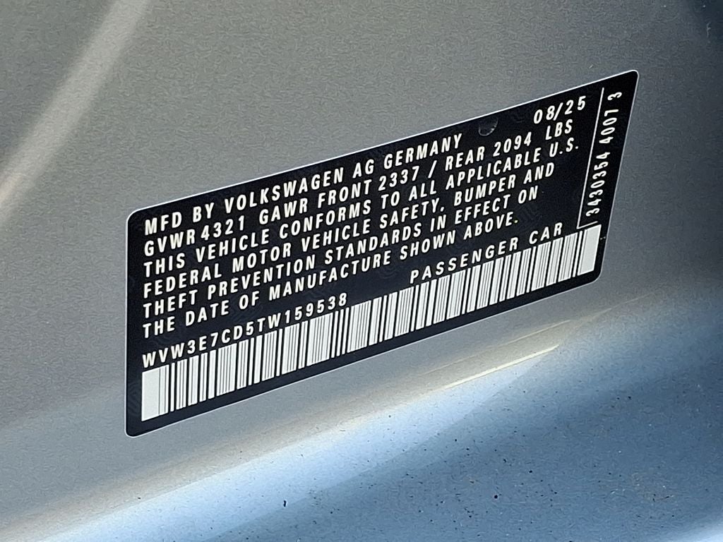 2026 Volkswagen Golf GTI 2.0T SE