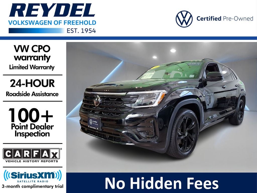 2026 Volkswagen Atlas Cross Sport 2.0T SEL R-Line Black
