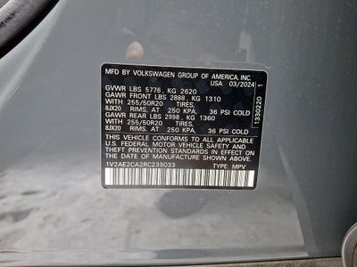 2024 Volkswagen Atlas Cross Sport 2.0T SEL R-Line