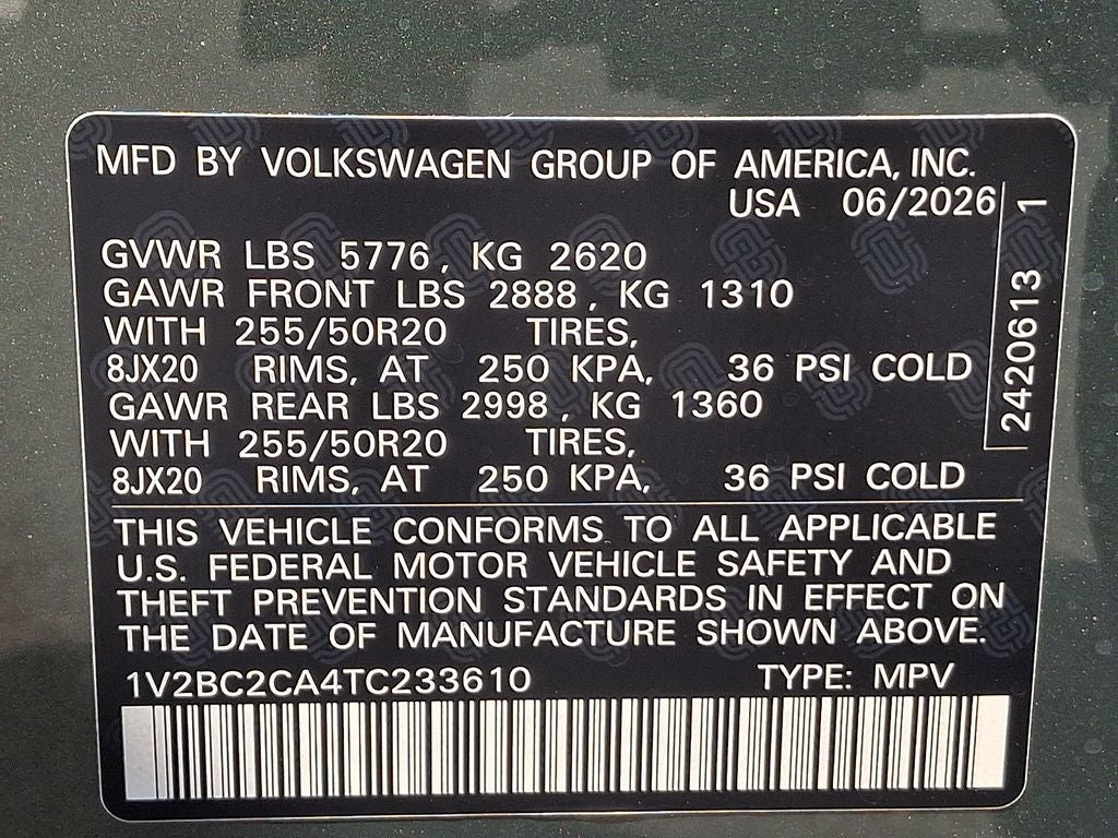 2026 Volkswagen Atlas Cross Sport 2.0T SEL