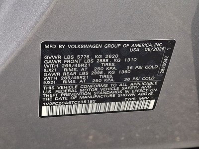 2026 Volkswagen Atlas Cross Sport SEL Premium R-Line