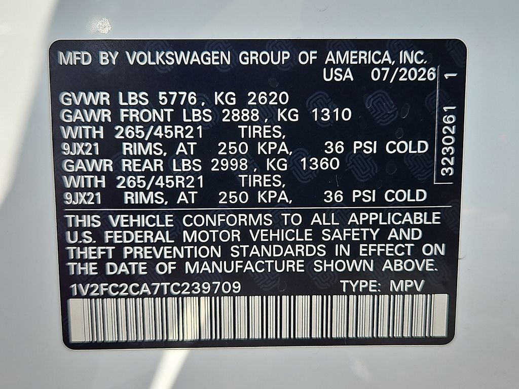 2026 Volkswagen Atlas Cross Sport 2.0T SEL Premium R-Line