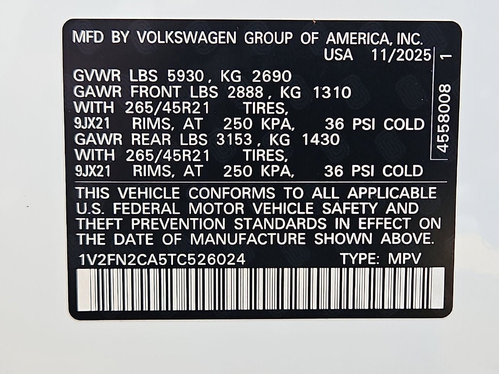 2026 Volkswagen Atlas SEL Premium R-Line
