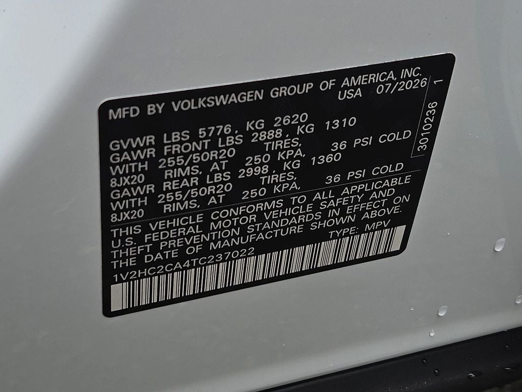 2026 Volkswagen Atlas Cross Sport 2.0T SE w/Technology