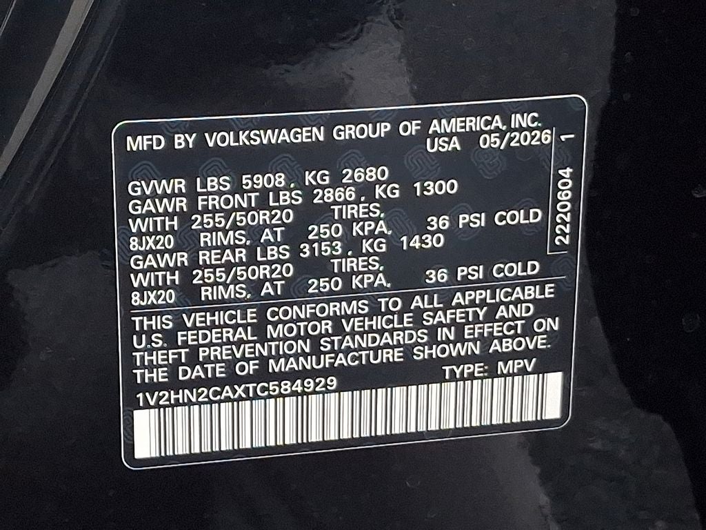 2026 Volkswagen Atlas 2.0T SE w/Technology
