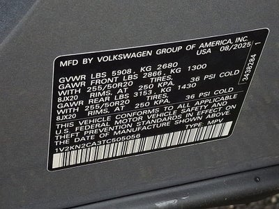 2026 Volkswagen Atlas 2.0T SE w/Technology