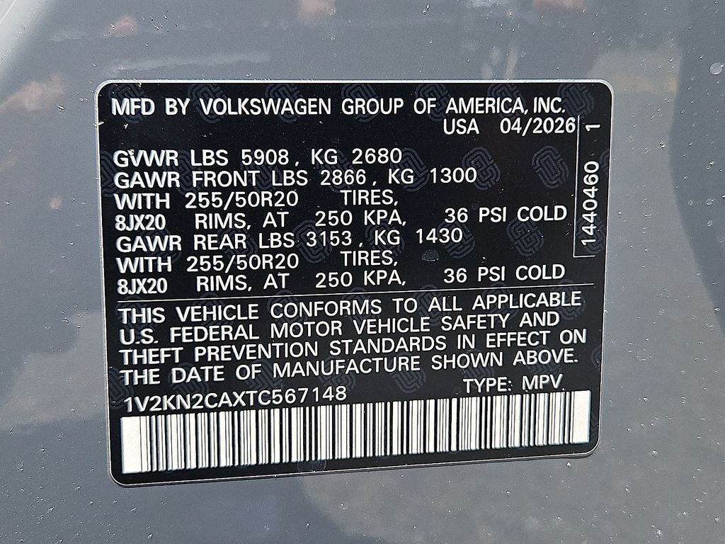 2026 Volkswagen Atlas 2.0T SE w/Technology