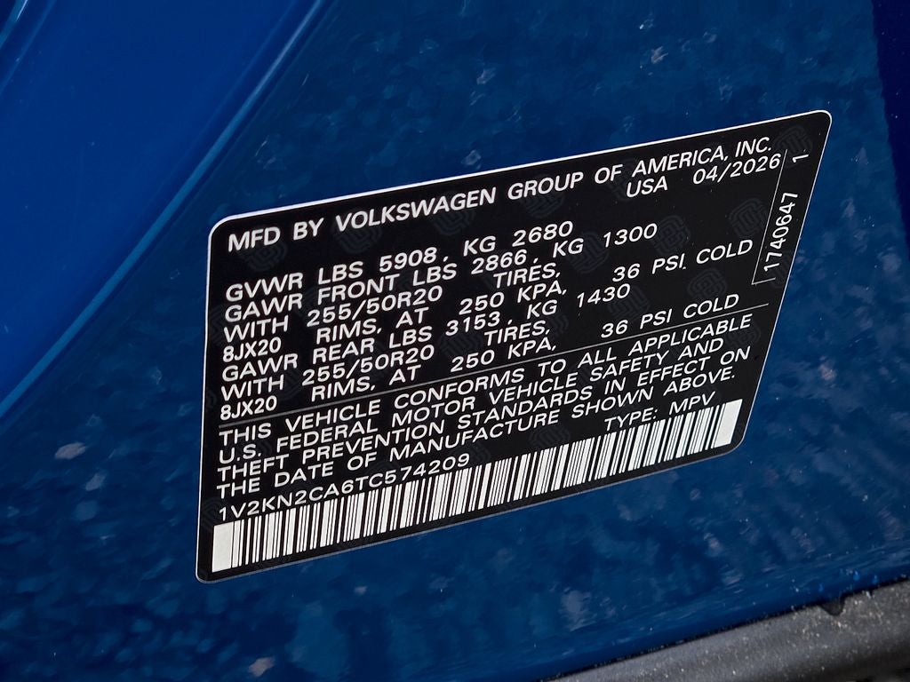 2026 Volkswagen Atlas 2.0T SE w/Technology