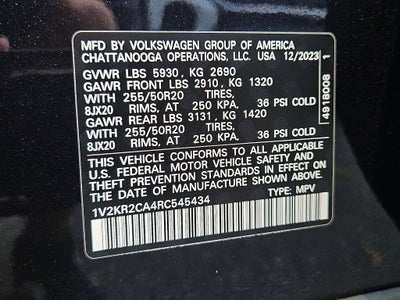 2024 Volkswagen Atlas 2.0T SE w/Technology