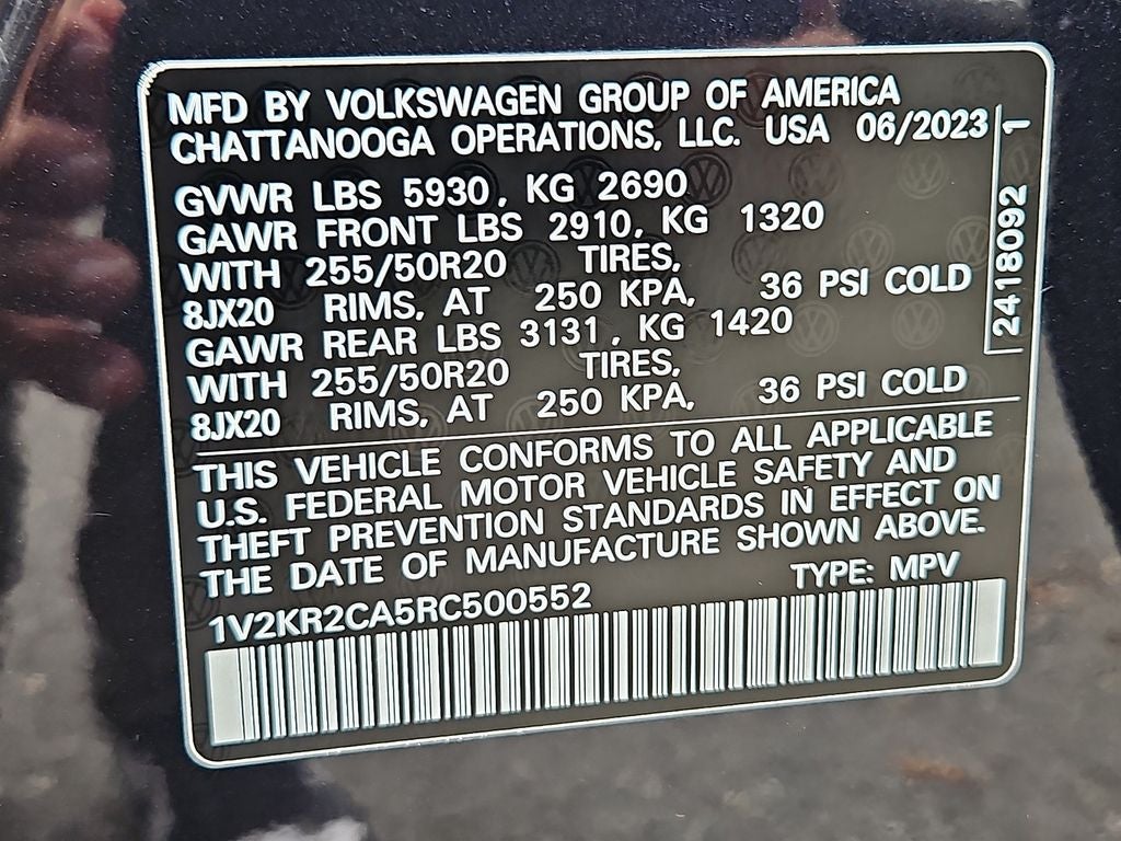 2024 Volkswagen Atlas 2.0T SE w/Technology