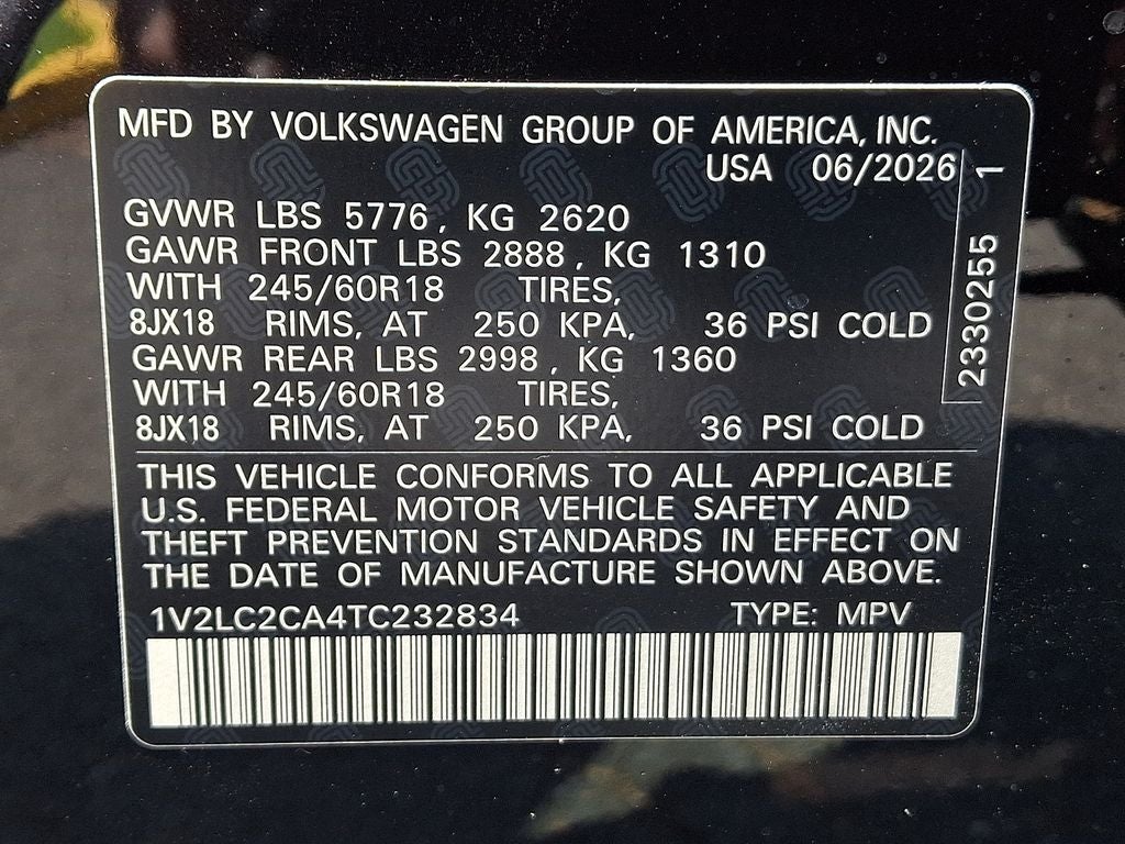 2026 Volkswagen Atlas Cross Sport 2.0T SE
