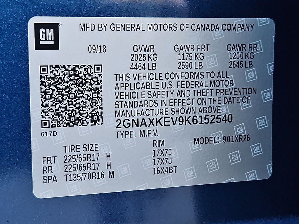 2019 Chevrolet Equinox LT