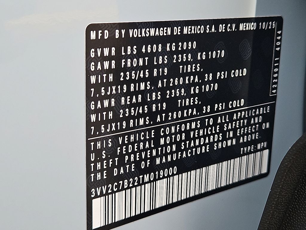 2026 Volkswagen Taos 1.5T SE Black