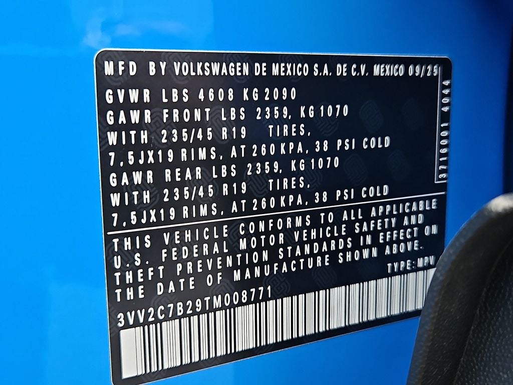 2026 Volkswagen Taos 1.5T SE Black