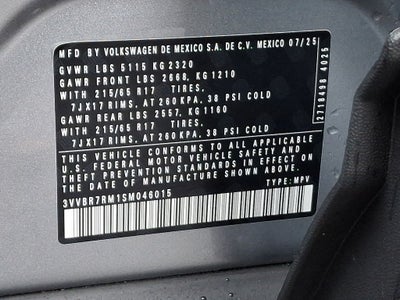 2025 Volkswagen Tiguan 2.0T S