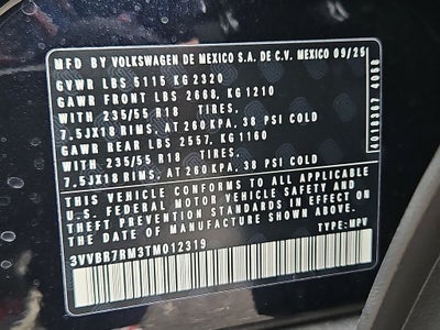 2026 Volkswagen Tiguan 2.0T S