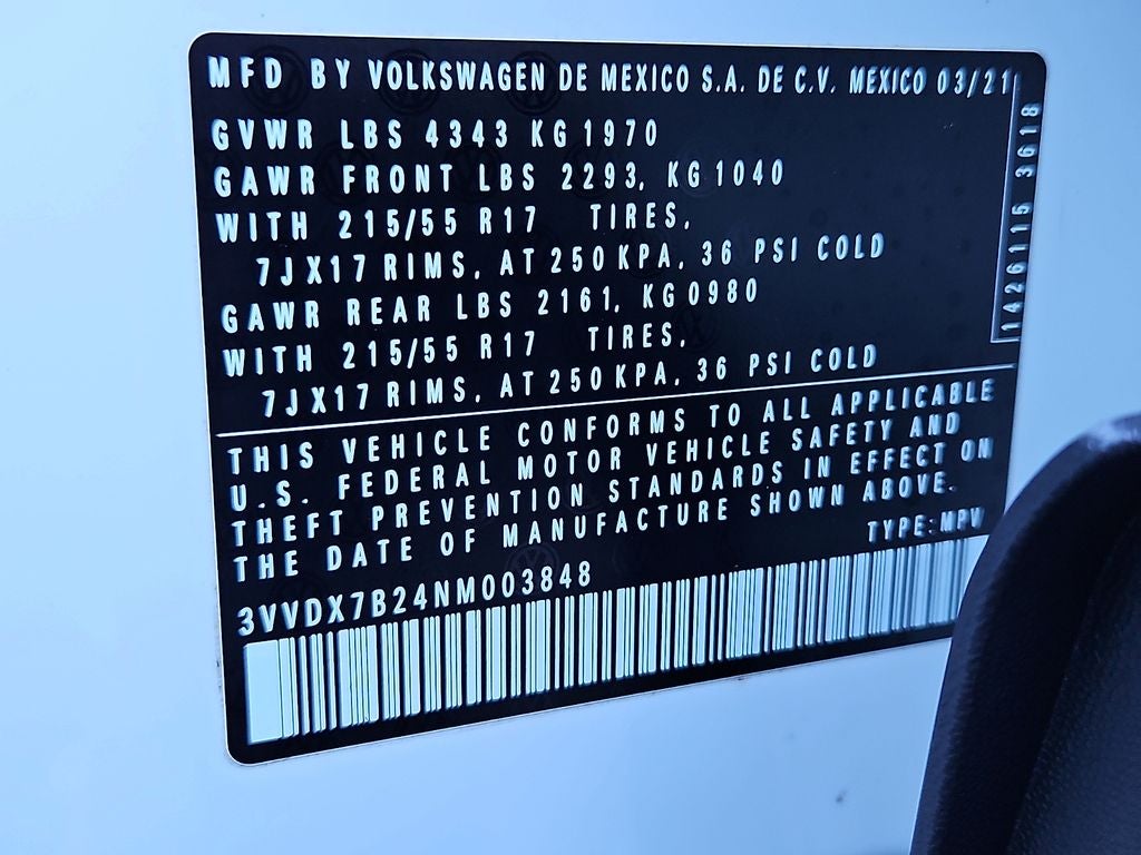 2022 Volkswagen Taos 1.5T S