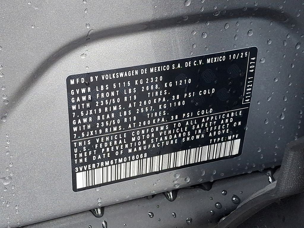 2026 Volkswagen Tiguan 2.0T SE