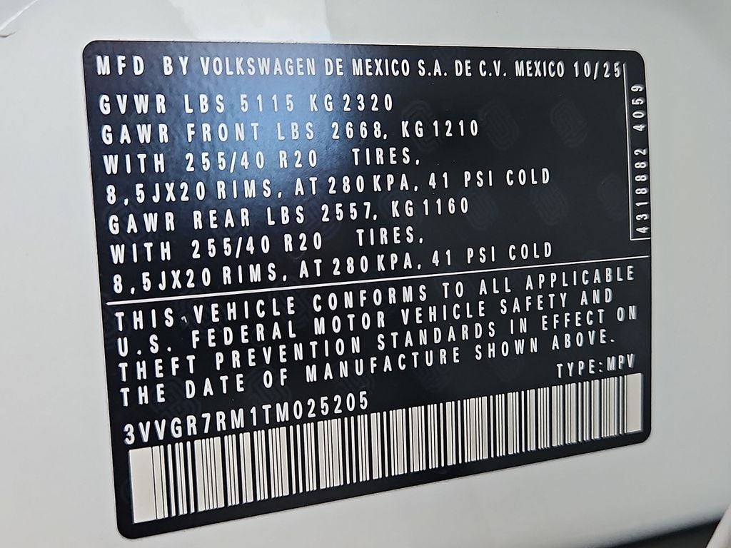 2026 Volkswagen Tiguan 2.0T SE R-Line Black