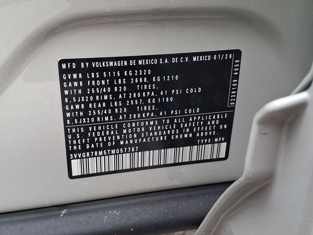 2026 Volkswagen Tiguan 2.0T SE R-Line Black