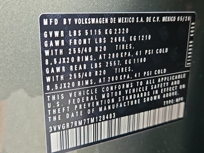 2026 Volkswagen Tiguan 2.0T SE R-Line Black