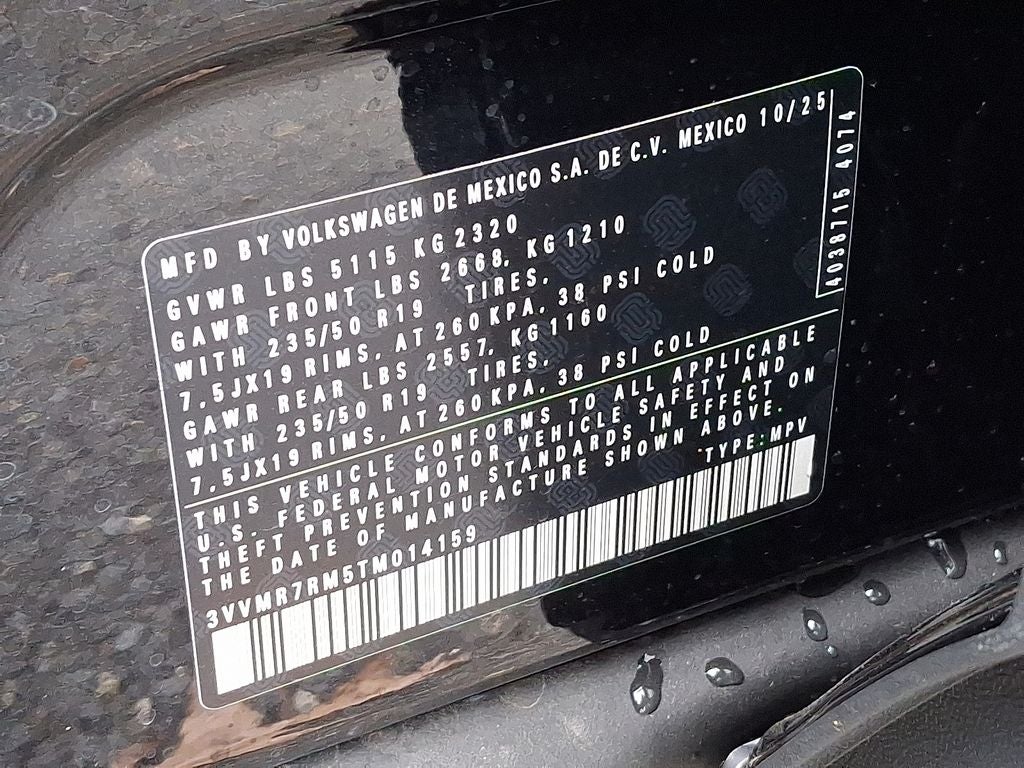 2026 Volkswagen Tiguan 2.0T SE